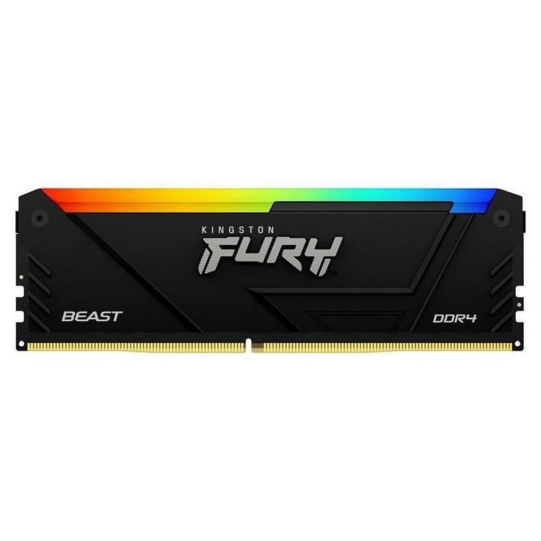 ОЗУ Kingston Fury Beast DDR4 16GB 3200MHz RGB (KF432C16BB12A/16WP)