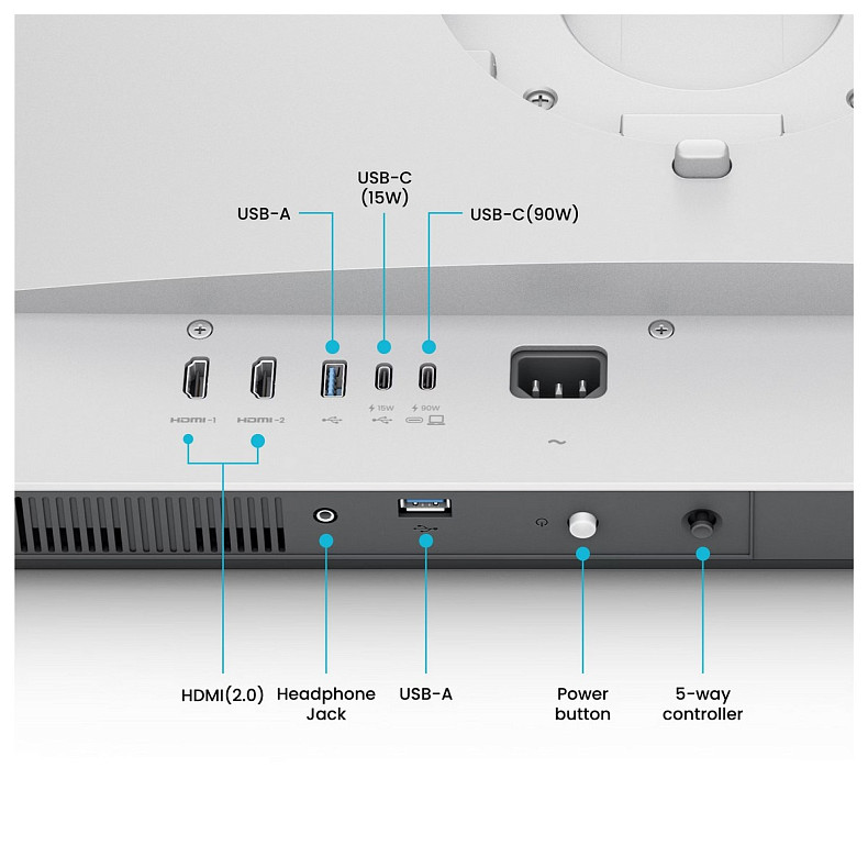 Монітор BenQ 31.5" MA320U, IPS, 4K, 2хHDMI, USB-C, HAS, Pivot, кол.