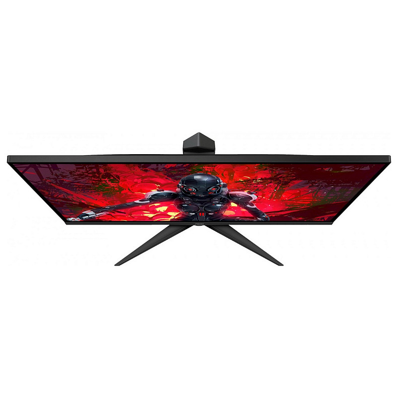 TFT 27" AOC C27G2ZU/BK, VA, 240Гц, изогнутый, DP, HDMI x 2, USB hub, HAS, колонки, черный красный