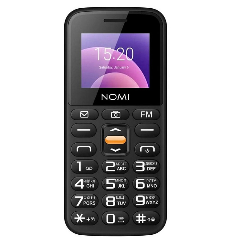 Мобильный телефон Nomi i1820 Dual Sim Black
