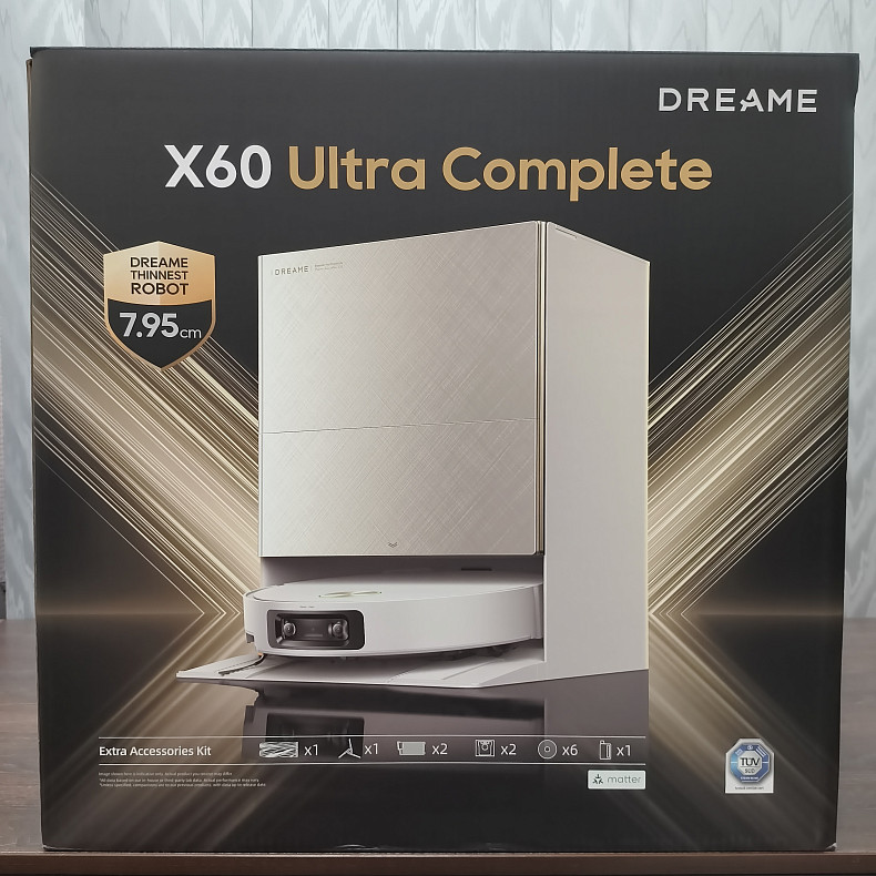 Робот-пилосос миючий Dreame X60 Ultra Complete White - Уцінка