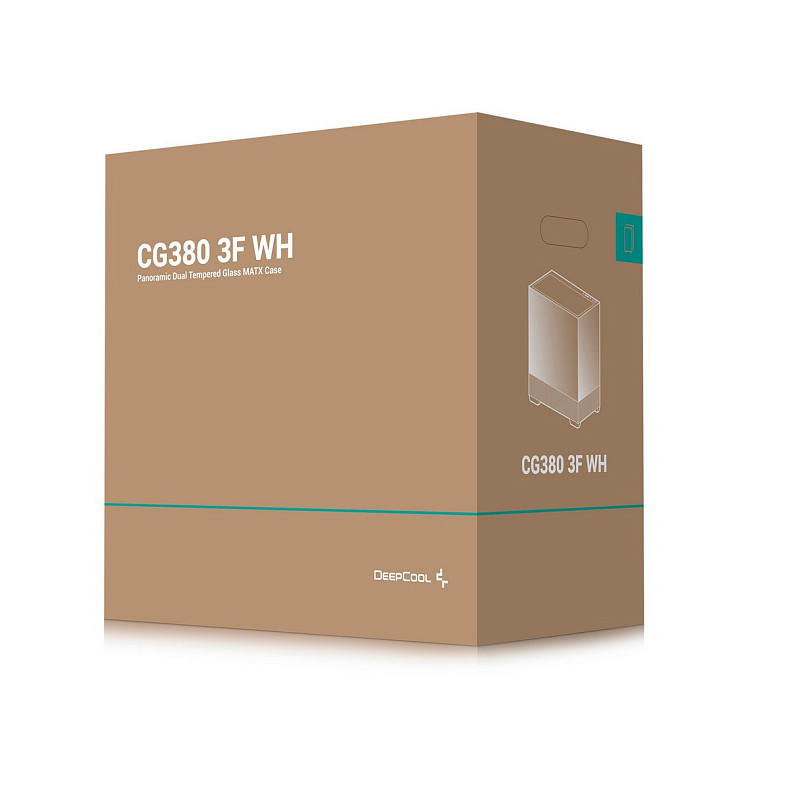 Корпус DeepCool CG380 3F White (R-CG380-WHAGM3-G) без БП