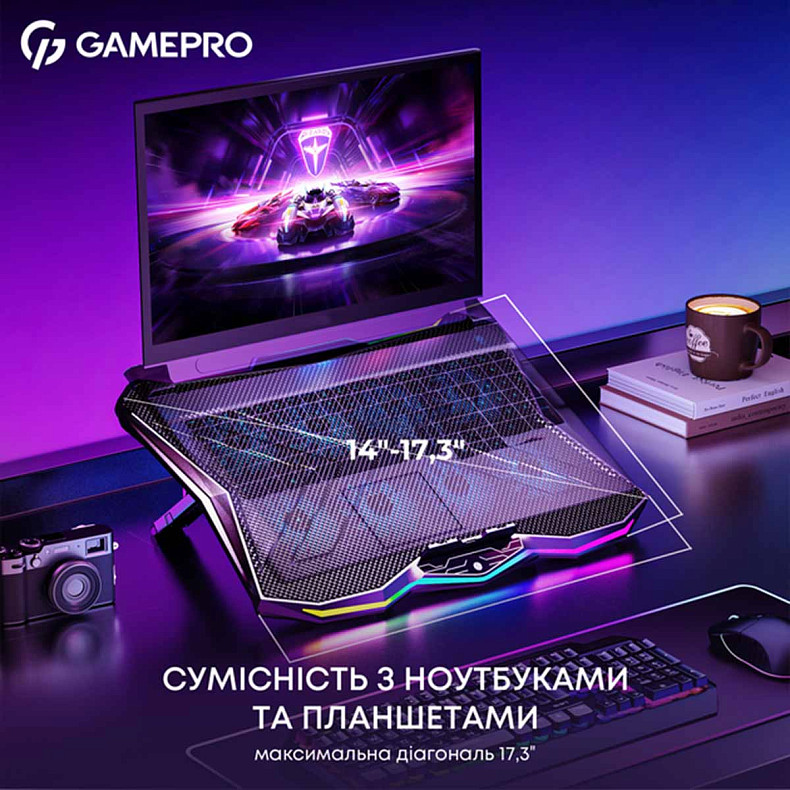 Подставка для охлаждения ноутбука GamePro (CP680)