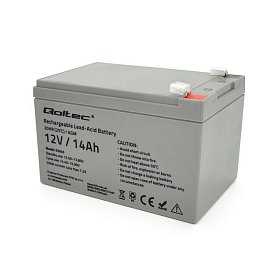 Аккумуляторная батарея Qoltec 12V 14AH AGM (QLT1214B/29564)