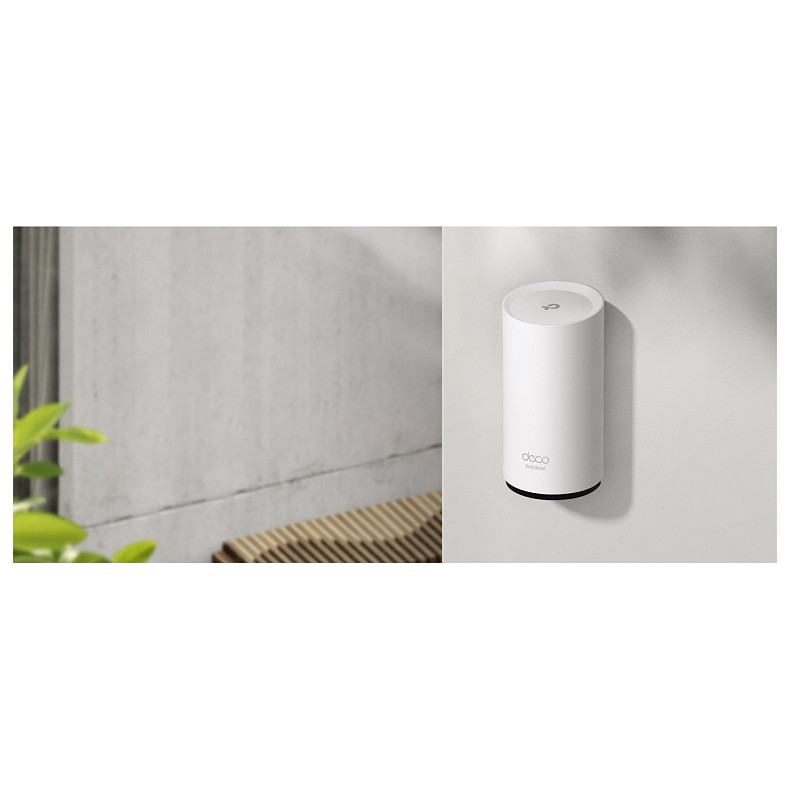 WiFi-Mesh система TP-LINK Deco BE25 BE5000, 2x2.5GE LANWAN, 1мод, зовнішня