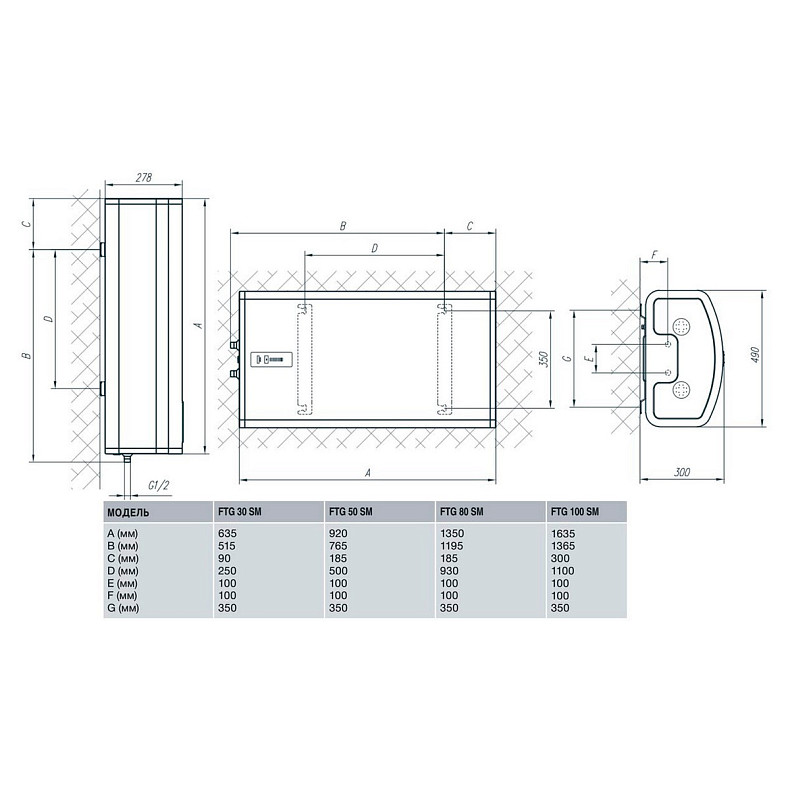 Водонагрівач GORENJE FTG80SMV9