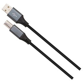 Кабель Cablexpert (CCBP-USB2-AMBM-6), USB - USB, 1.8м, премиум, Black
