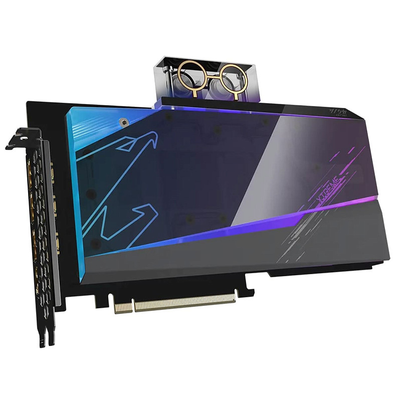 Відеокарта GeForce RTX 4070 Ti 12GB GDDR6X Aorus Xtreme Waterforce WB Gigabyte (GV-N407TAORUSX WB-12GD)