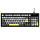 Клавиатура Ajazz AF98 Black USB-C Black Gray Yellow (AF98-BGY)