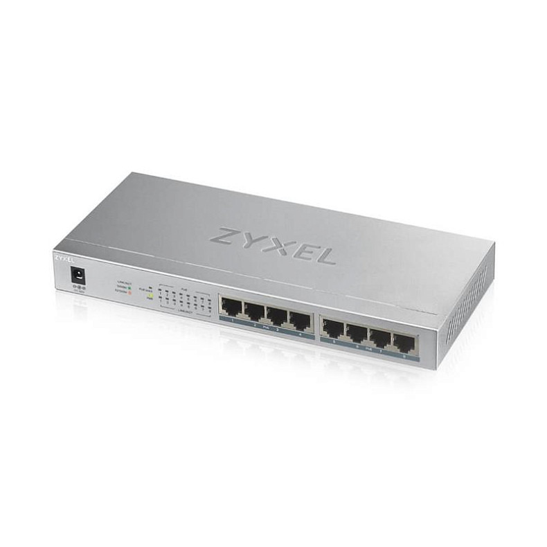 Коммутатор ZYXEL GS1008HP (8xGE PoE+, PoE 60W)