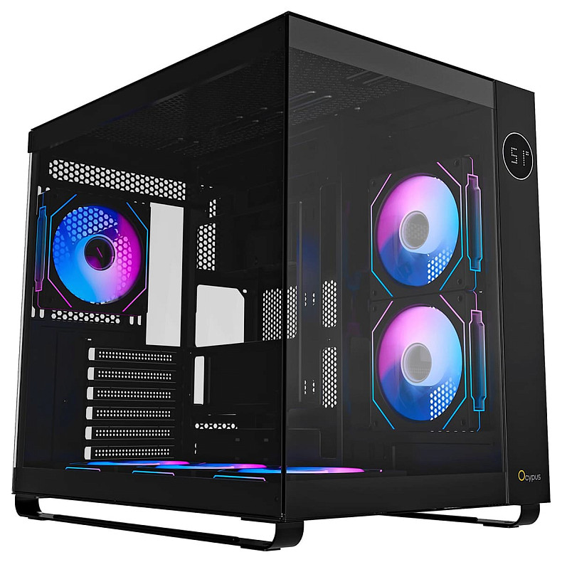 Корпус Ocypus IOTA C70 W/O PSU, BK ARGB ATX (IOTA-C70-BKD600XX-GL)