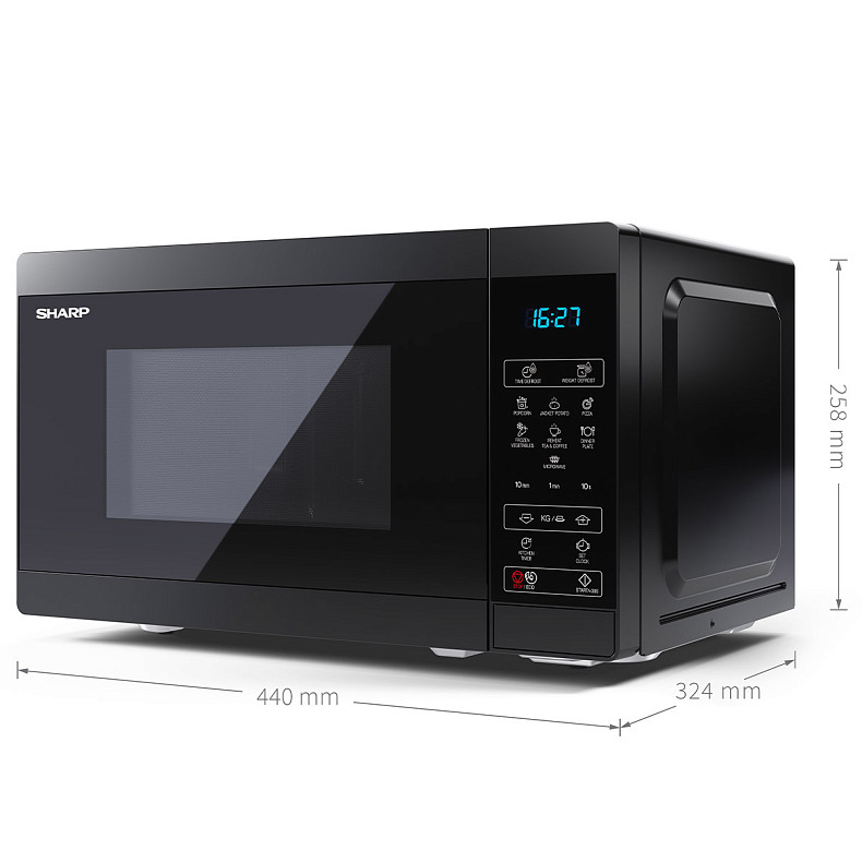 Мікрохвильова піч Sharp YC-MS02E-B