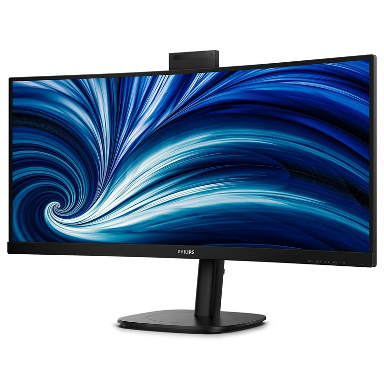 Монітор Philips 34" 34B2U3600CH, WQHD, VA, 120Гц, вигн., 2xHDMI, DP, USB-C, RJ-45, USB-hub, HAS
