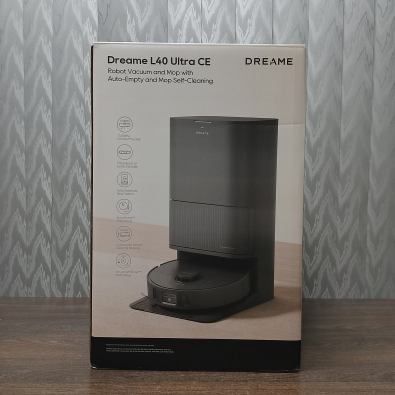 Робот-пилосос миючий Dreame L40 Ultra CE Black - Уцінка