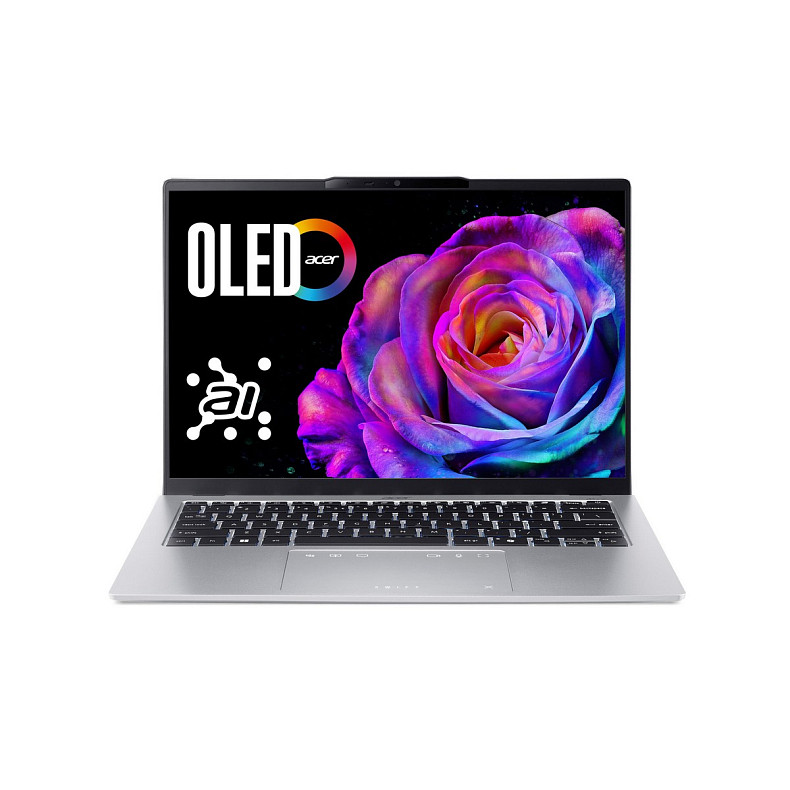 Ноутбук Acer Swift Go 14 SFG14-74 14" WUXGA OLED, Intel U5-225H, 16GB, F512GB, UMA, Win11, сріблясти