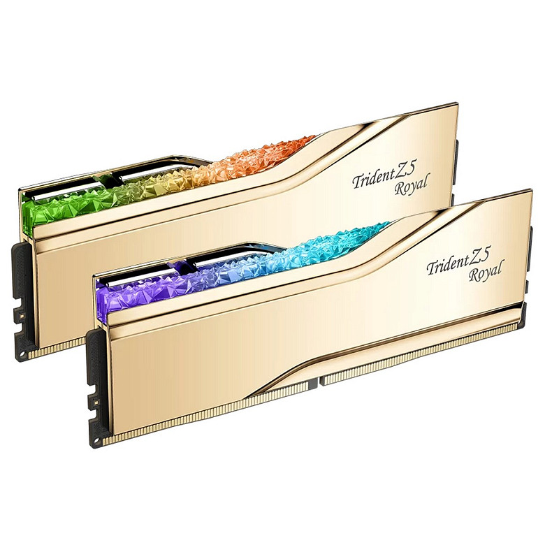 ОЗУ G.Skill Trident Z5 Royal DDR5 2x16GB 6000MHz Gold (F5-6000J2836G16GX2-TR5G)