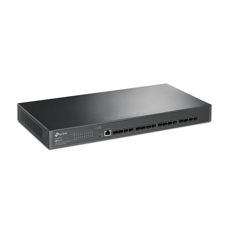 Коммутатор TP-LINK TL-SX3016F 16xSFP+ (10GE) 1xRJ45 console+microUSB L2 JetStream 19" 1U