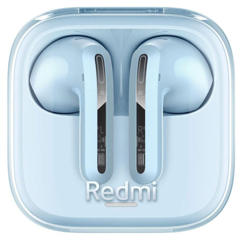 Навушники Xiaomi Redmi Buds 6 Active Transparent Blue (BHR8394GL)