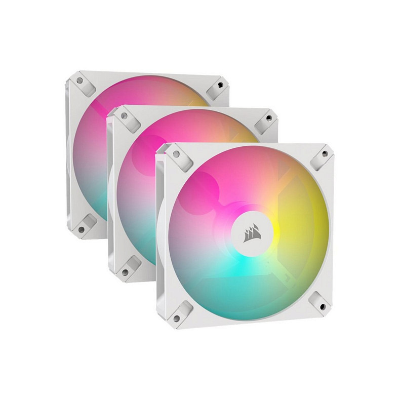 Вентилятор Corsair iCUE AR120 Digital RGB 120mm PWM Fan Triple Pack White (CO-9050169-WW)