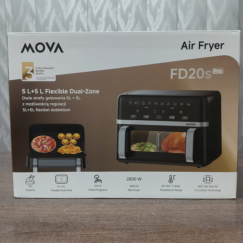 Мультипіч MOVA AeroChef FD20s Pro Black - Уцінка