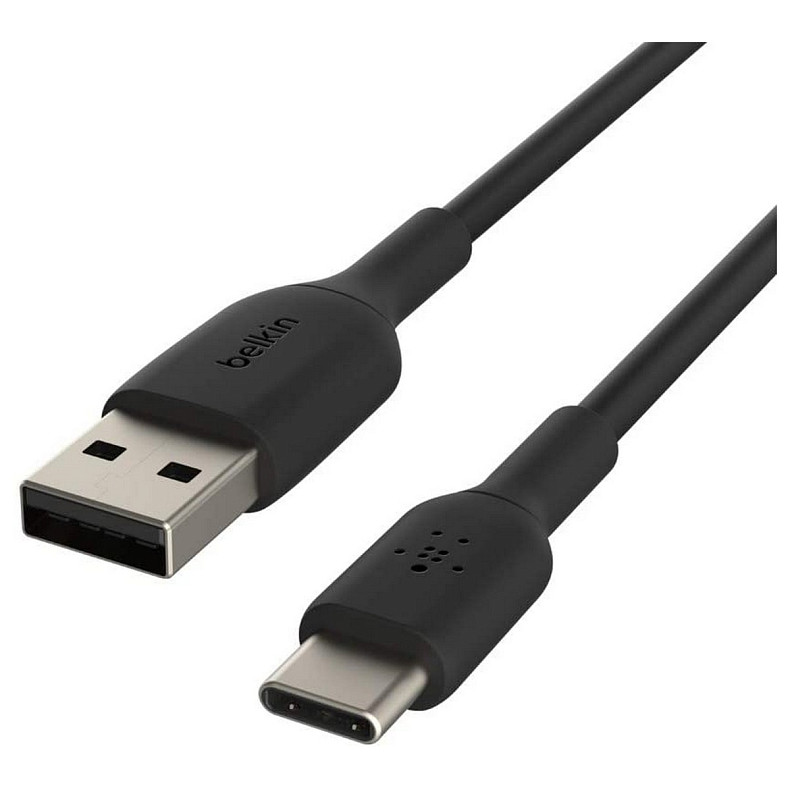 Кабель Belkin USB-A - USB-С, PVC, 1м Black