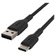 Кабель Belkin USB-A – USB-С, PVC, 1м Black