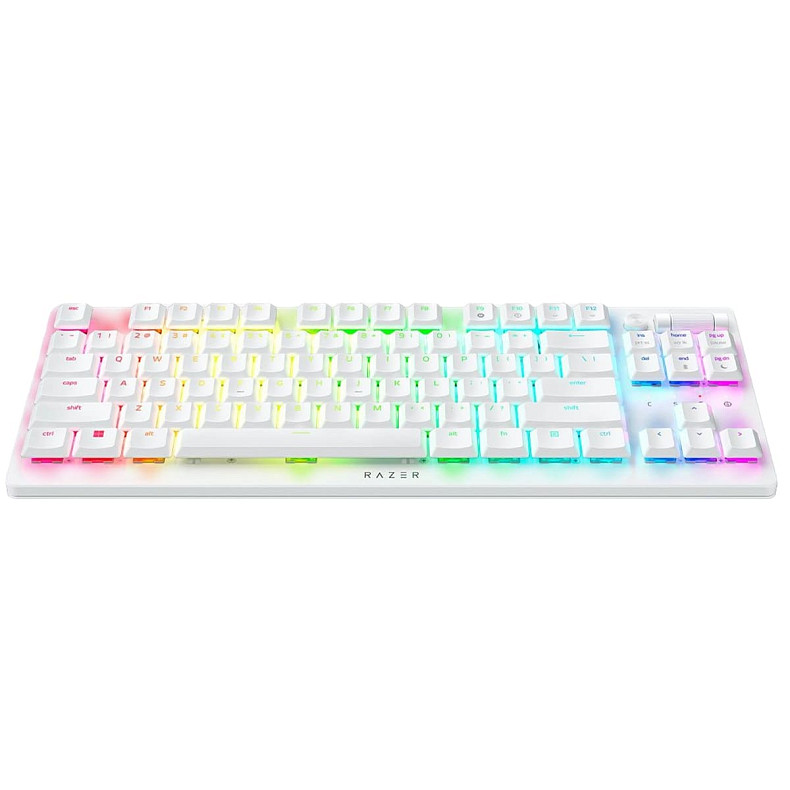 Клавіатура механічна RAZER DeathStalker V2 Pro TKL, Red Switch, White (RZ03-04373500-R3M1)