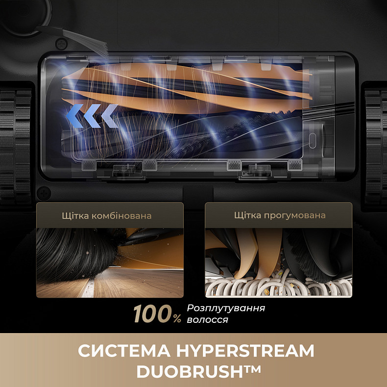 Робот-пилосос миючий Dreame Aqua 10 Ultra Track Complete Black