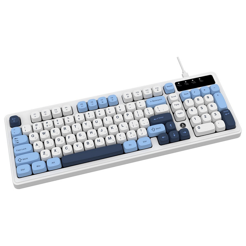 Клавиатура Ajazz AF98 Black USB-C Glacier Blue (AF98-GB)