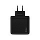 Мережевий зарядний пристрій Ttec SmartCharger Trio GAN 2хUSB-C/USB-A /120Вт Black (2SCG04S)