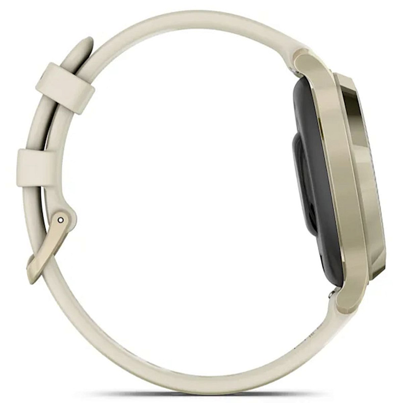Спортивные часы GARMIN Lily 2 Active Lunar Gold with Bone Silicone