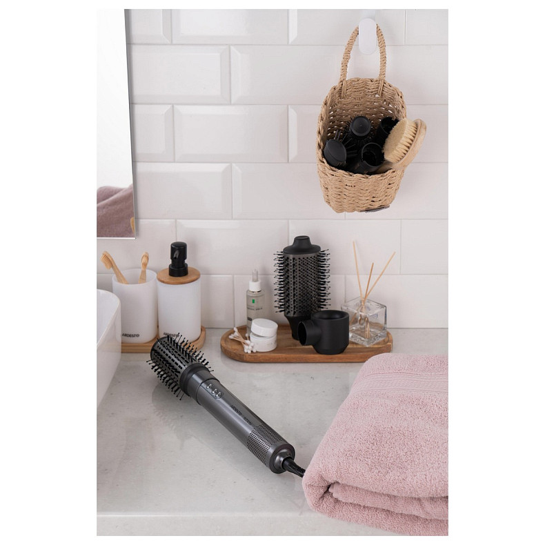 Стайлер Ardesto Stein, 1200-1400Вт, 3 швидкості, 3 темп.режими, іонизація, сірий