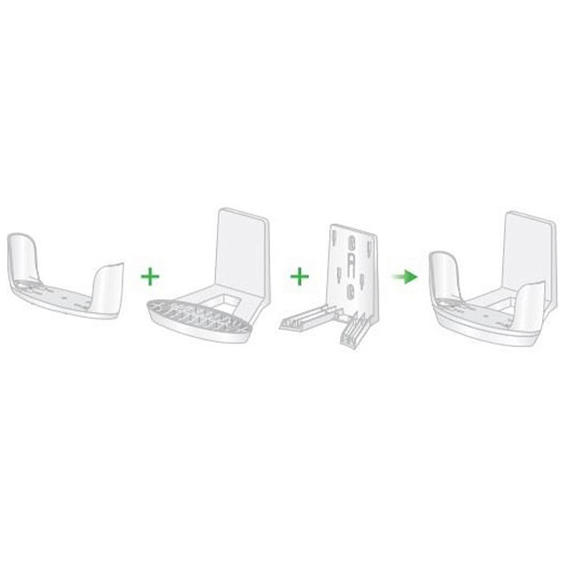 Система WiFi-Mesh NETGEAR Orbi комплект настінного монтажу, білий