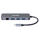 Сетевой адаптер D-Link DUB-2334 1xGE, 3xUSB 3.0, 1xUSB-C, USB-C