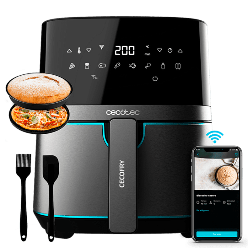 Мультипіч CECOTEC Cecofry Full InoxBlack 5500 Connected Acc Kit - Уцінка