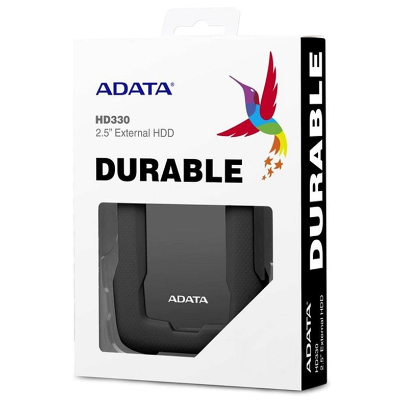 Зовнішній жорсткий диск 2.5" ADATA DashDrive Durable HD330 4TB USB 3.1 Black