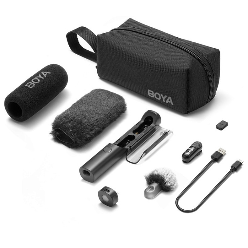 Бездротовий мікрофон BOYA Magic-07 Type-C Black