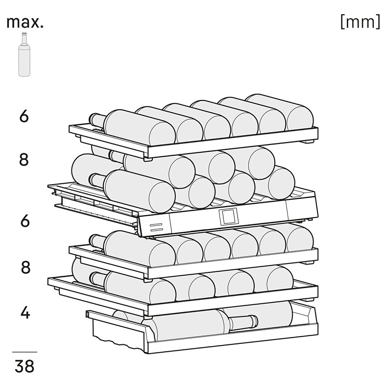 Встраиваемый винный шкаф Liebherr UWgbi 3782