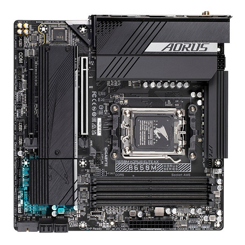 Материнская плата Gigabyte B650M Aorus Elite AX Socket AM5