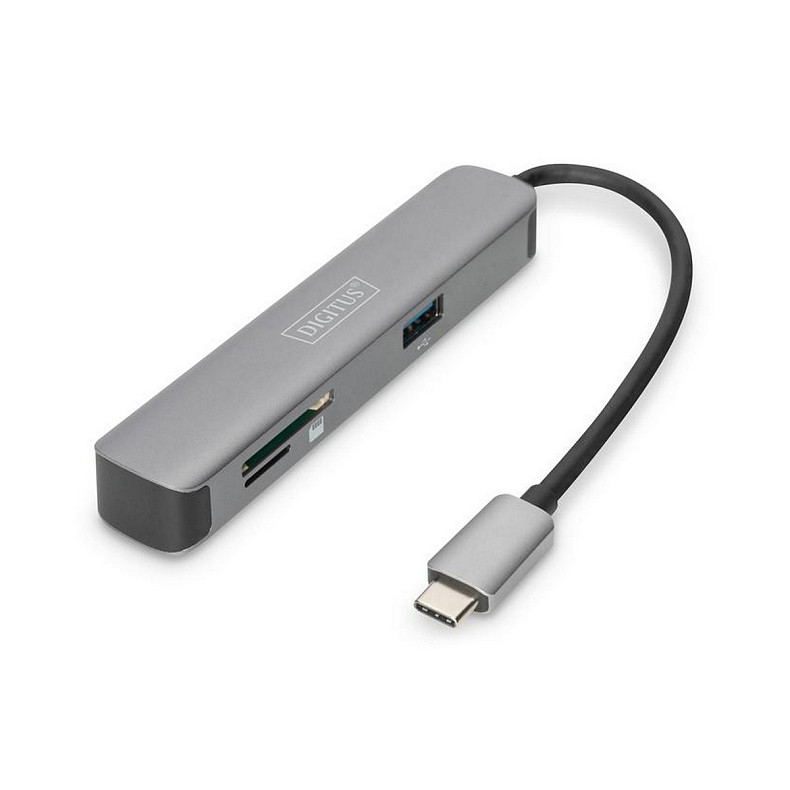 Док-станція DIGITUS Travel USB-C, 5 Port