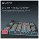 Клавиатура GamePro Asgard Drakkar Keychron Super Red Switch Black (MK305BK)