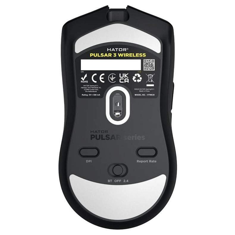 Ігрова миша HATOR Pulsar 3 wireless (HTM630) black