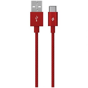 Кабель Ttec (2DK18K) USB-Type-C, AlumiCable, 1.2м, Red