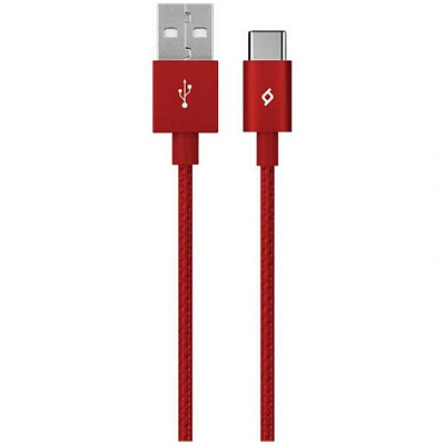 Кабель Ttec (2DK18K) USB - Type-C, AlumiCable, 1.2м, Red