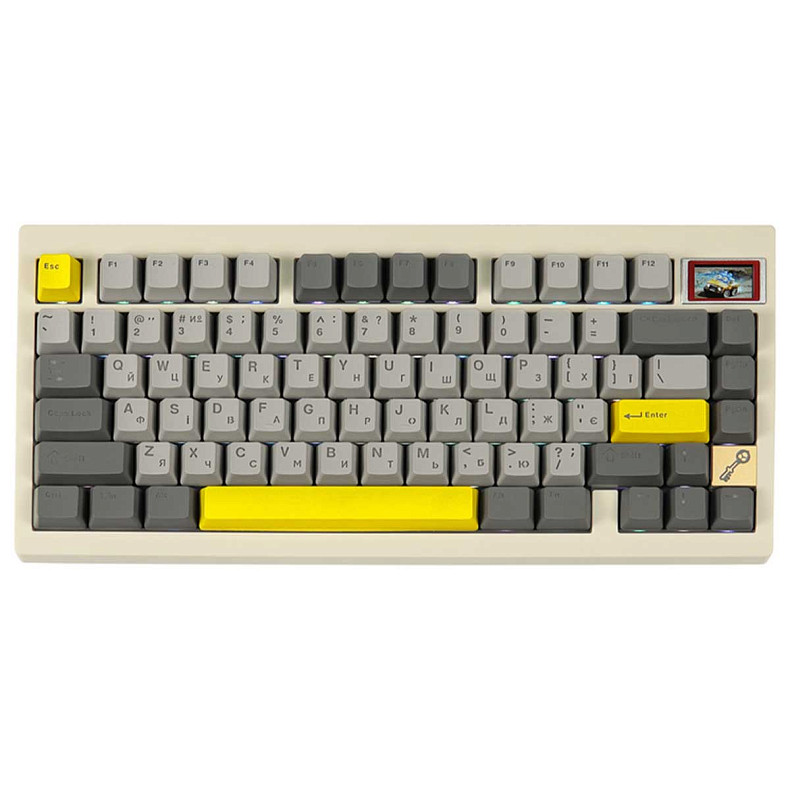 Клавиатура EPOMAKER TH80 PRO V2 Wisteria Tactile White (TH80-PROV2-W-WT)