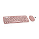 Комплект (клавіатура, миша) Logitech Pebble 2 Combo Rose (920-012241)