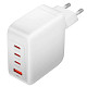 Зарядное устройство 4xUSB 140W (3xUSB-C+USB-A) PD3.1/QC3.0/GaN White Vention