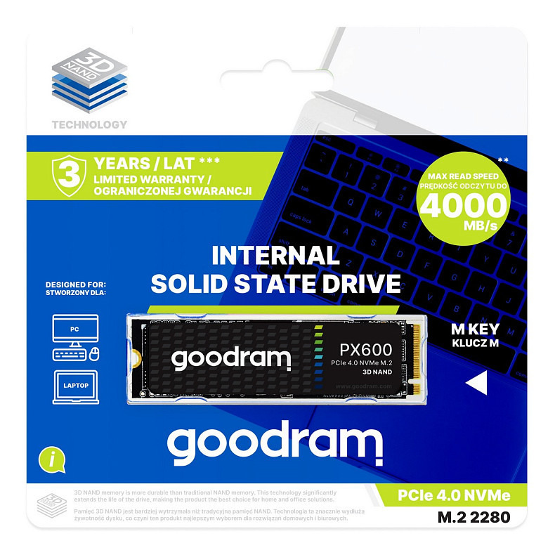 SSD диск Goodram 500GB PX600 (SSDPR-PX600-500-80)