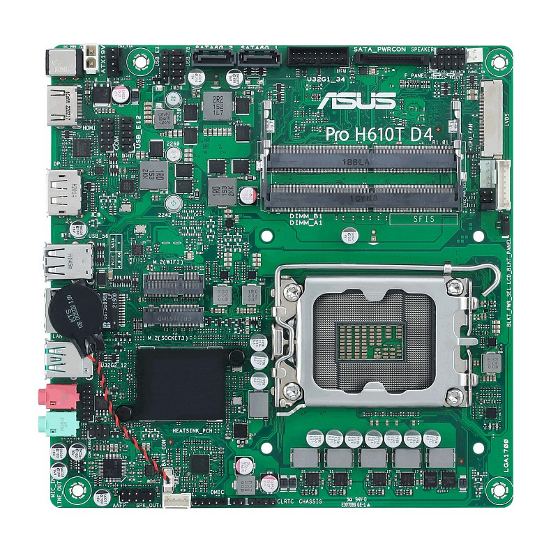 Материнська плата Asus PRO H610T D4-CSM Socket 1700