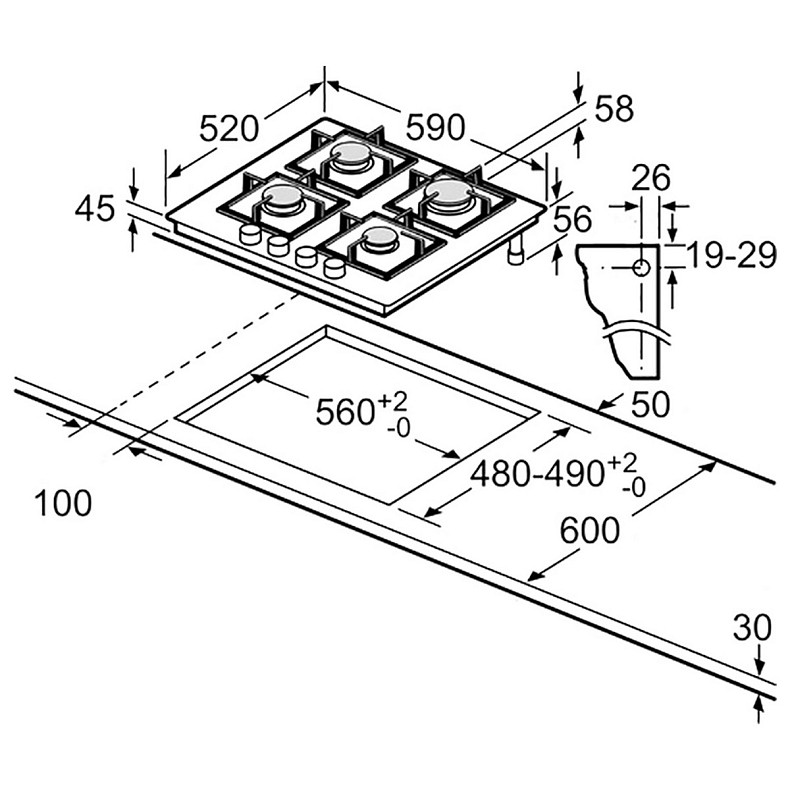 Варильна поверхня Bosch PNP6B6O92R